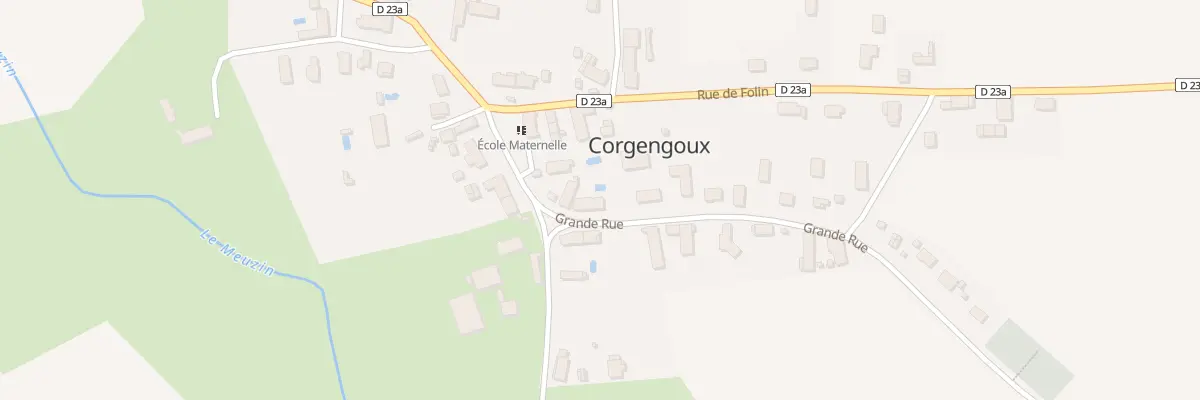 Plan du 7 Gr Grande Rue à Corgengoux