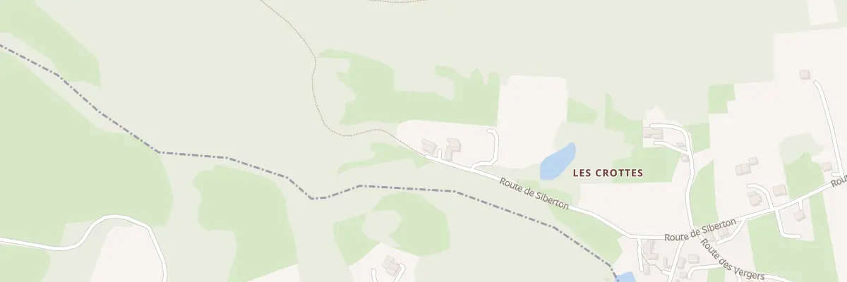 Plan du 1020 Rte de Siberton à Moras-en-Valloire