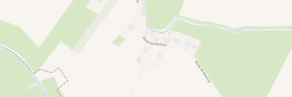 Plan du 2 Imp du Boiroux à Damerey