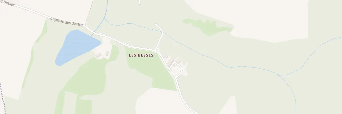Plan du 8 Imp des Besses à Baudrières