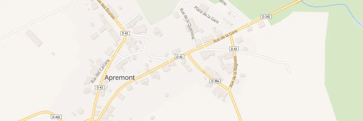 Plan du 8 Rue sous la Roche à Apremont