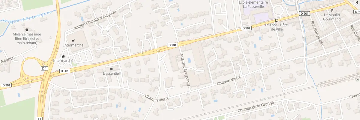 Plan du 44 Rue des Angevines au Thor