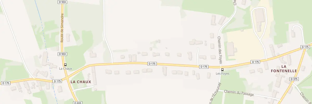 Plan du 275 Rte de Loisy à Cuisery