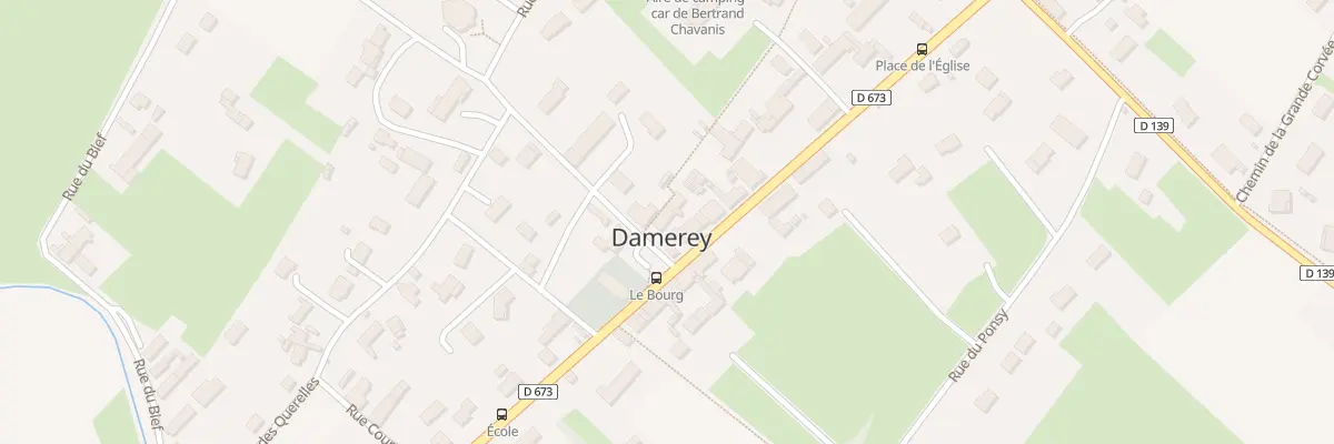 Plan du 4 Pl de la Mairie à Damerey