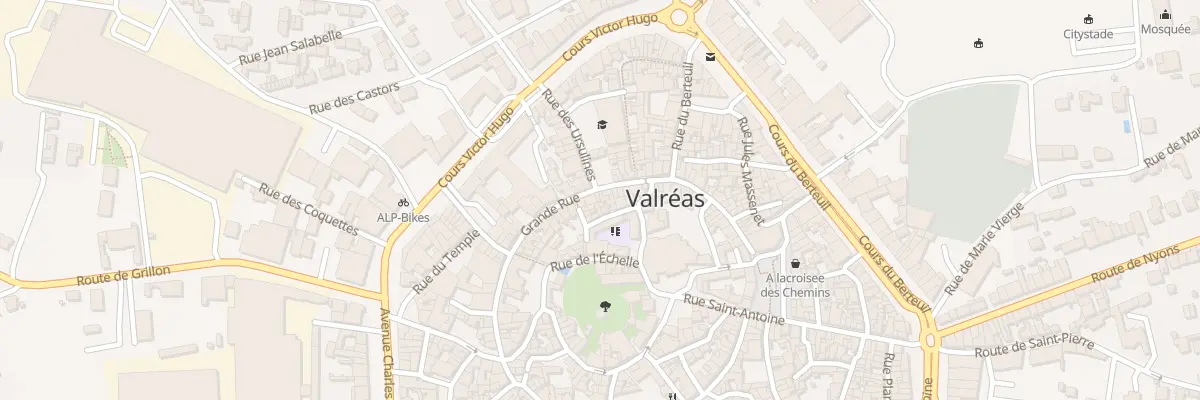 Plan du 54 Gr Grande Rue à Valréas
