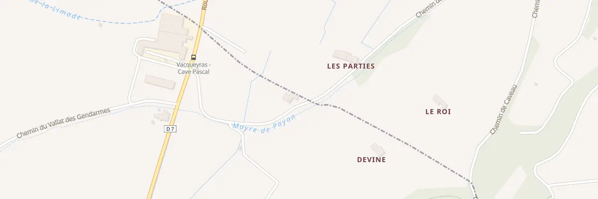 Plan du 5398 Les Aubes à Vacqueyras