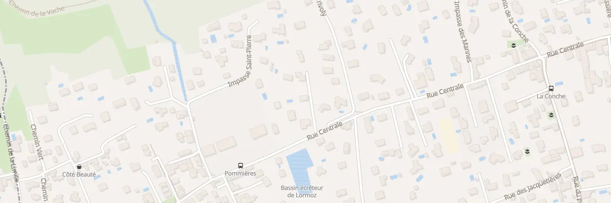 Plan du 1226 Rue Centrale à Beynost