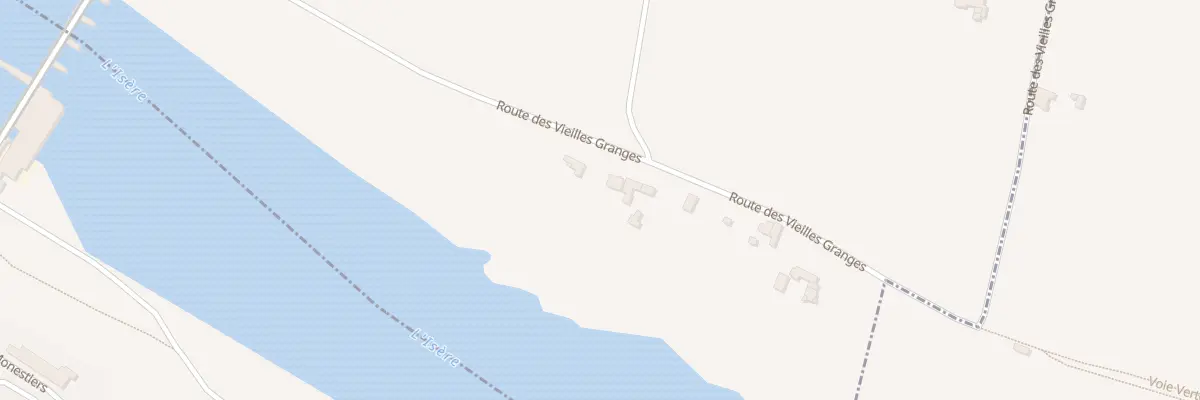 Plan du 450 Rte des Vielles Granges à Granges-les-Beaumont
