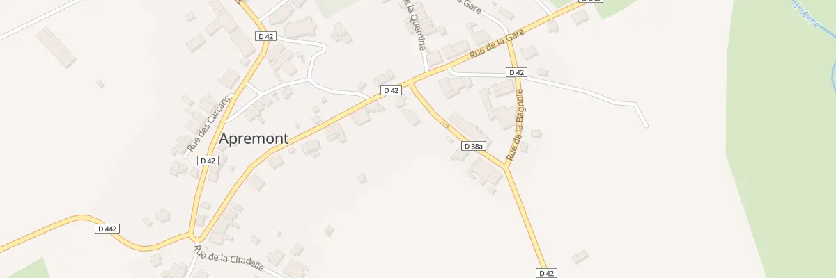 Plan du 2 Rue de la Forge à Apremont