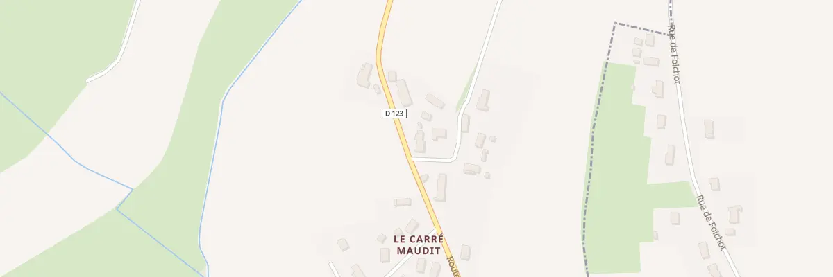 Plan du 7 Rte de Serville à Saint-Christophe-en-Bresse