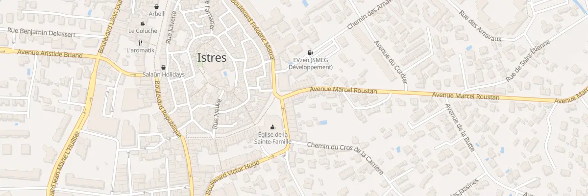 Plan du 6 Av Marcel Roustan à Istres