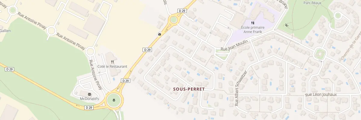 Plan du 1 Rue Rene Cassin à Genas