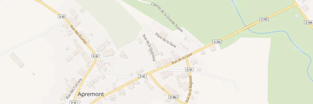 Plan du 4 Rue de l’Aquemine à Apremont