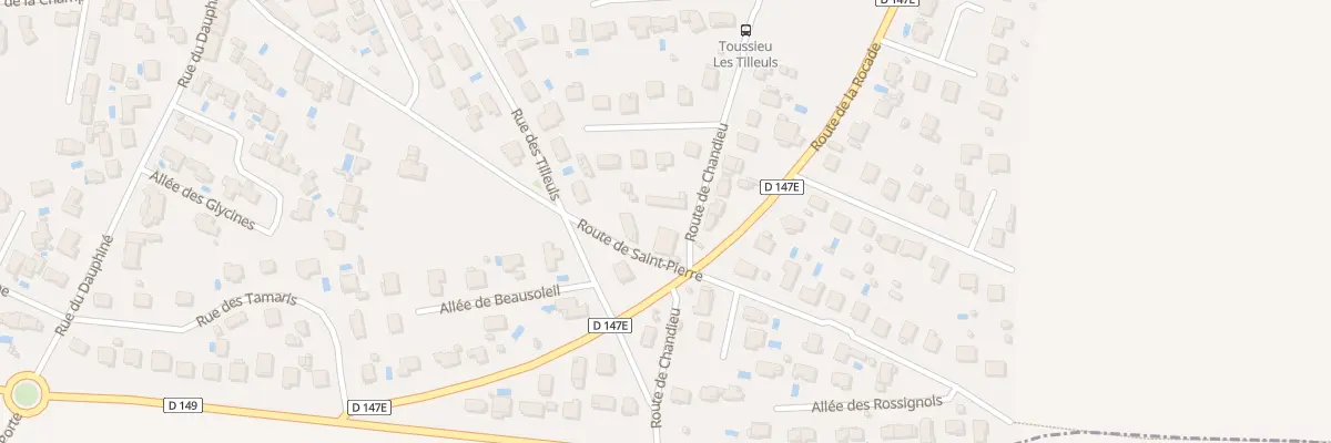 Plan du 63 Rte de Saint Pierre à Toussieu