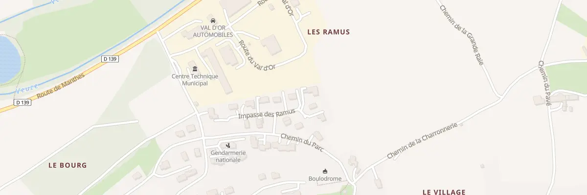 Plan du 4 Imp des Ramus à Moras-en-Valloire