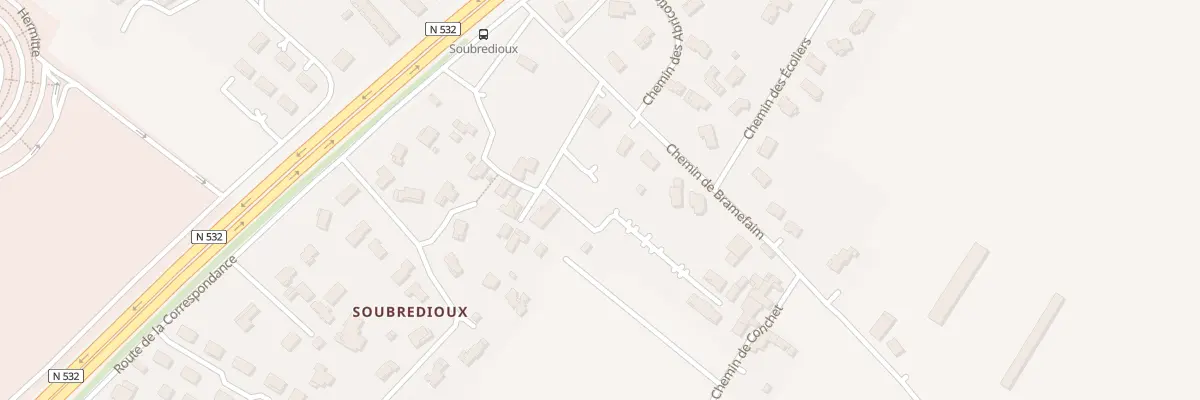 Plan du 5000 Soubredioux à Alixan