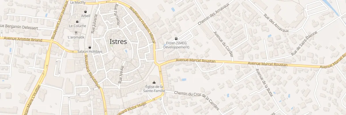 Plan du 15 Av Marcel Roustan à Istres