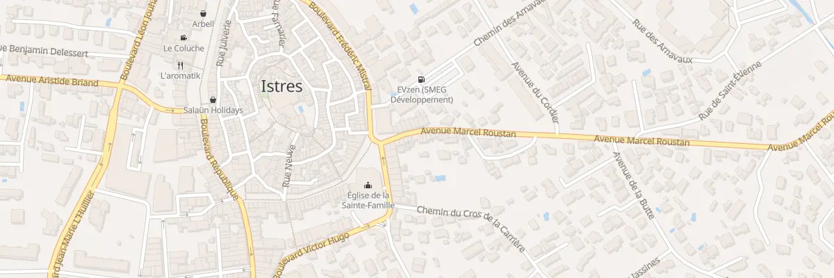 Plan du 12 Av Marcel Roustan à Istres