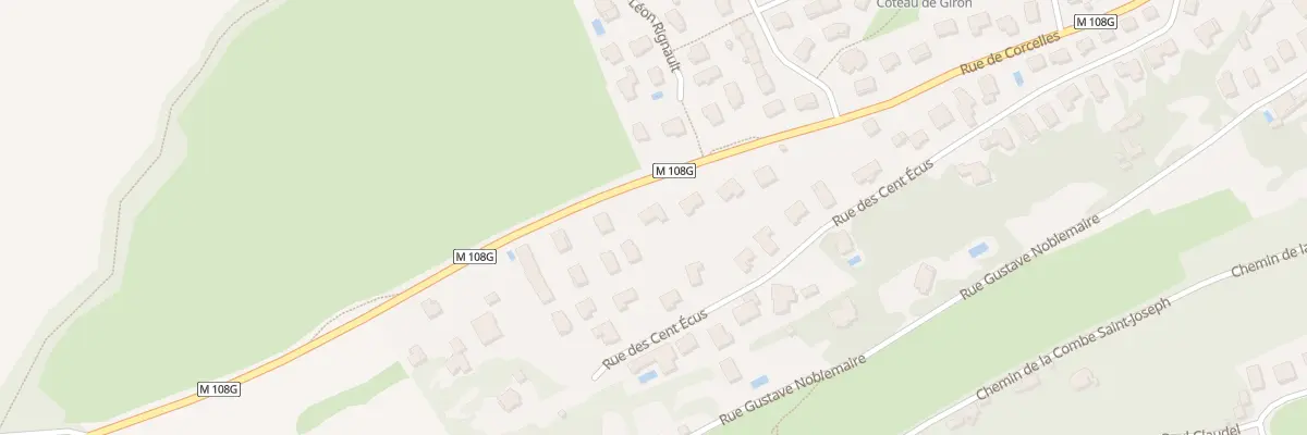 Plan du 34A Rue des Cent Ecus à Dijon