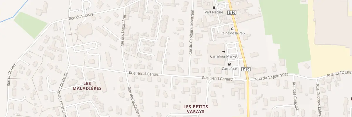 Plan du 212 Rue Capitaine Montreal à Vonnas