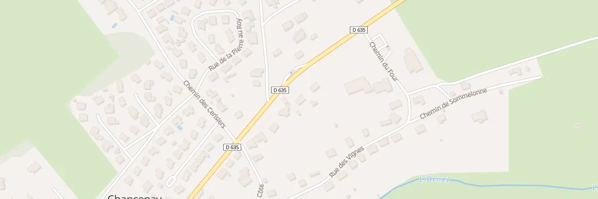 Plan du 44 Rte de Bar - le - Duc à Chancenay
