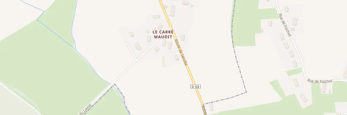 Plan du 8 Rte de Serville à Saint-Christophe-en-Bresse
