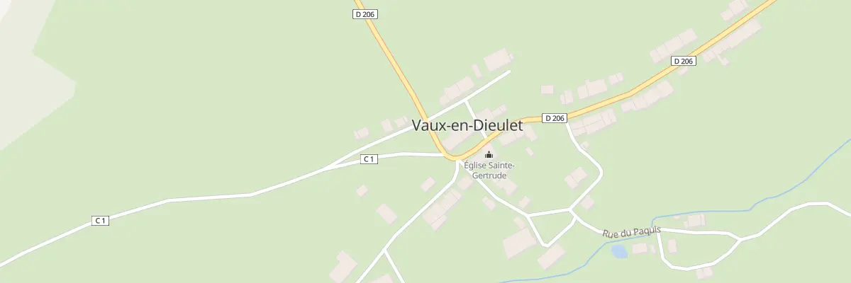Plan du 2 Rue de Buzancy à Vaux-en-Dieulet