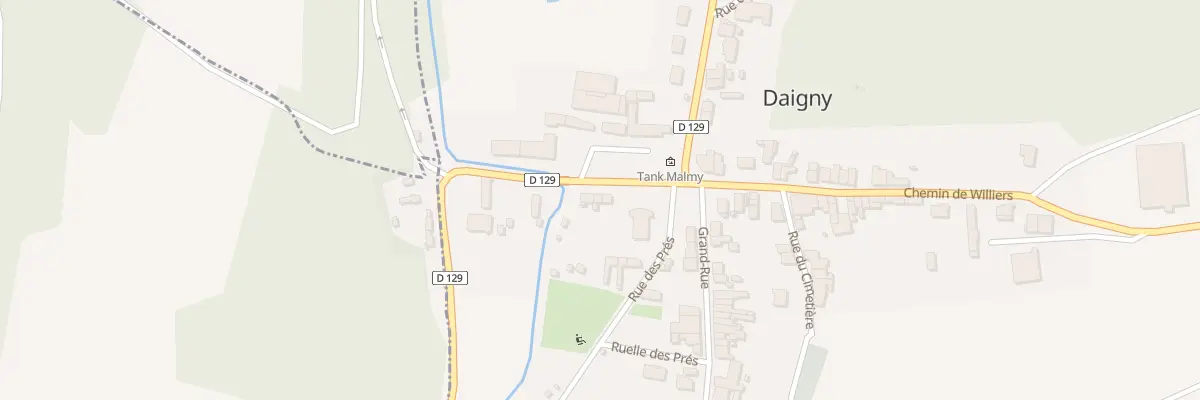 Plan du 4 Rue de la Gare à Daigny