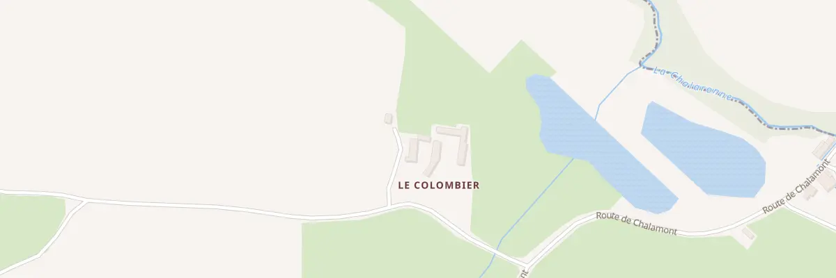 Plan du 5020 Le Colombier à Sandrans