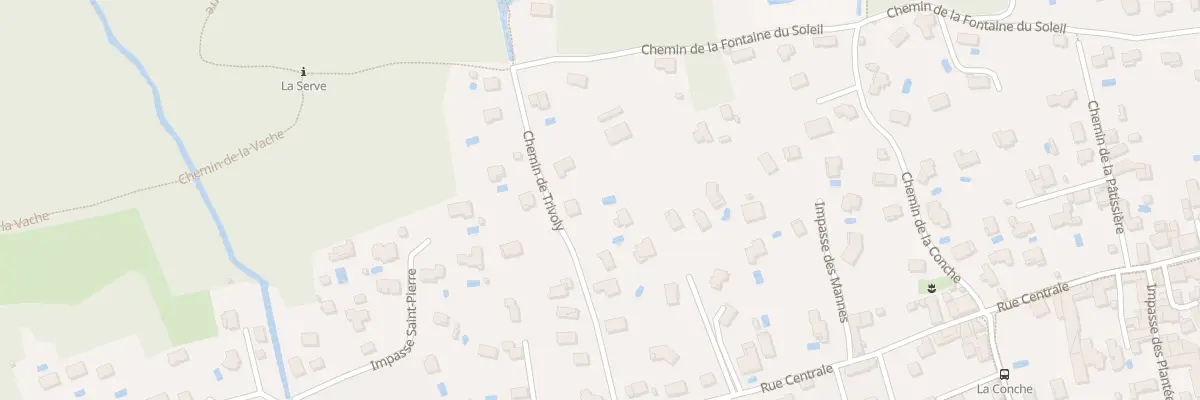 Plan du 224 Che du Trivoly à Beynost