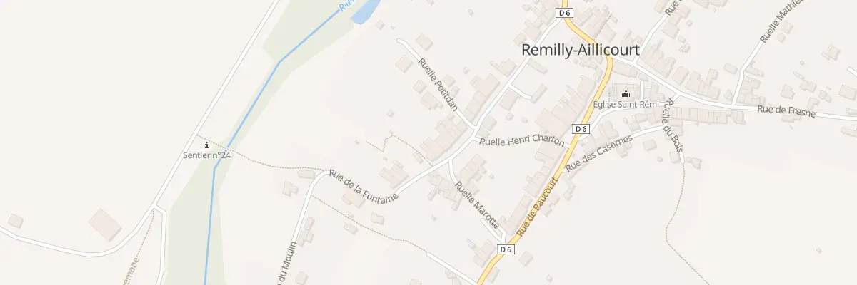 Plan du 28 Rue de Charrue à Remilly-Aillicourt