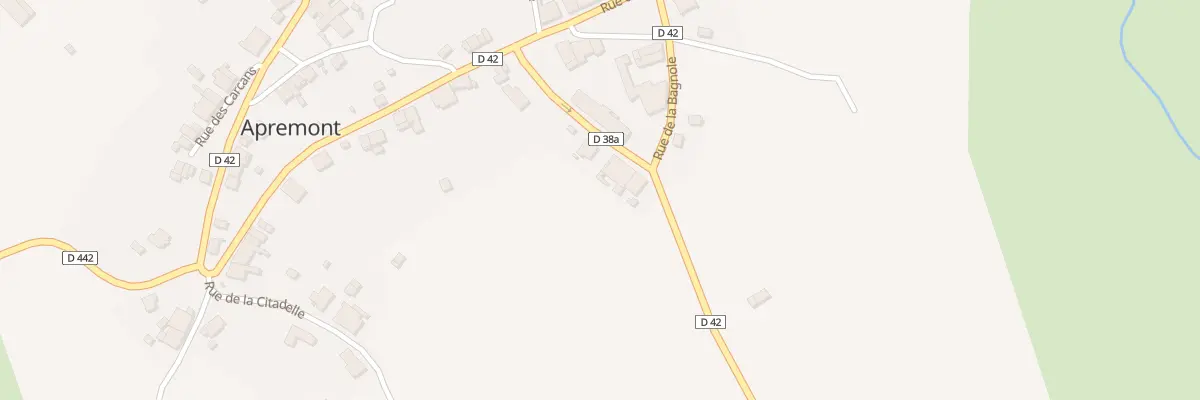 Plan du 6 Rue de la Forge à Apremont