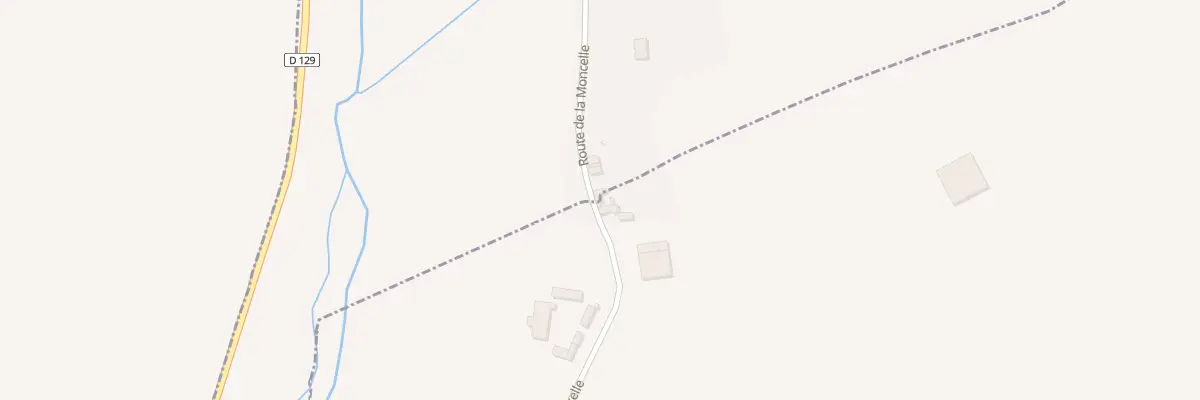 Plan du 8 Rte de la Moncelle à Daigny