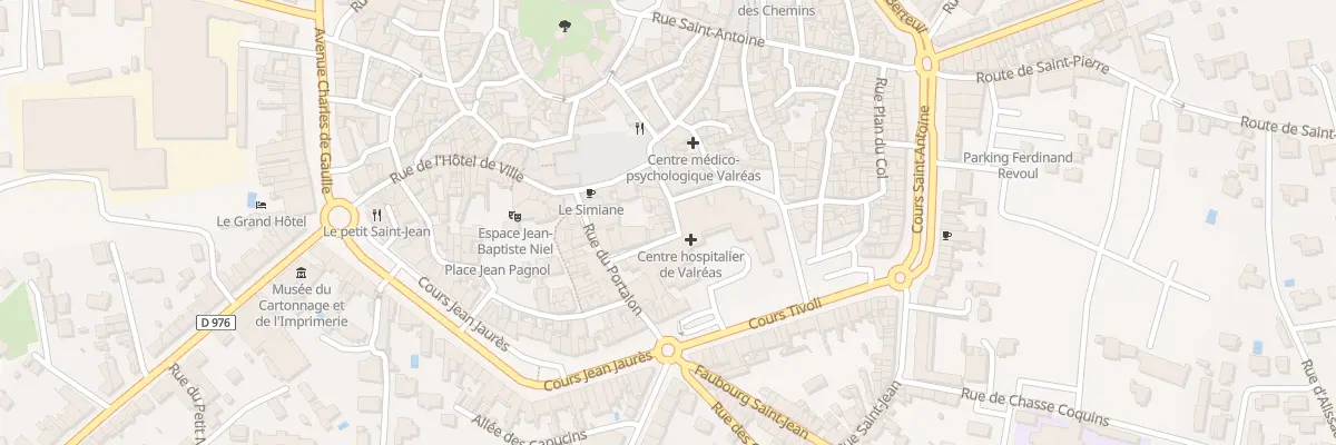 Plan du 12 Rue Jules Niel à Valréas