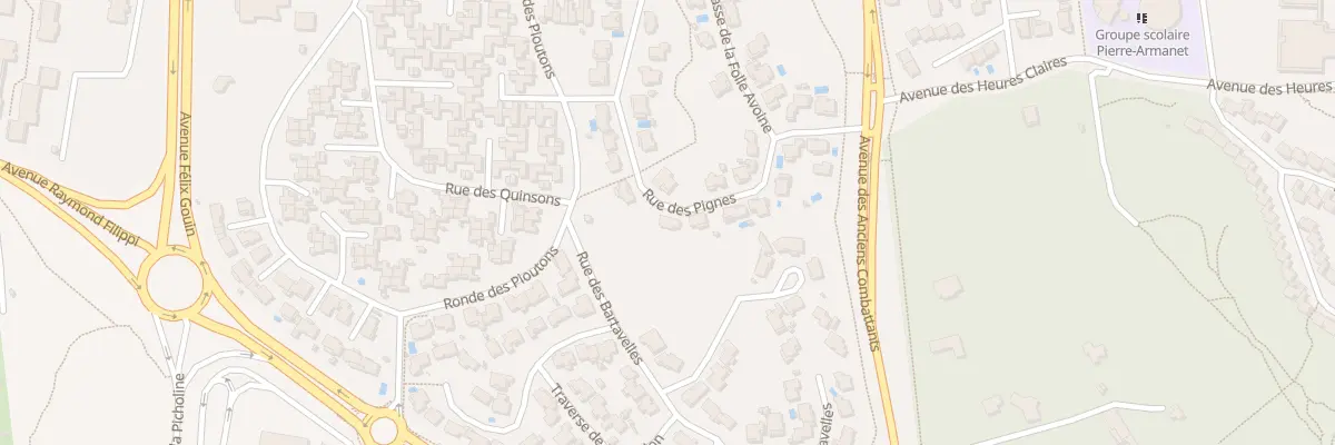Plan du 8 Rue des Pignes à Istres