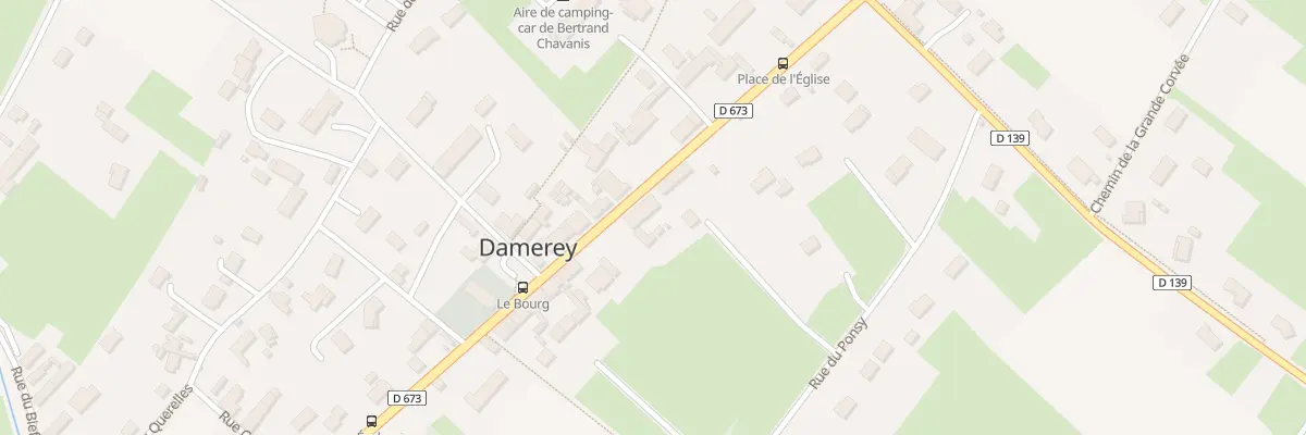 Plan du 24 Rte de Dole à Damerey