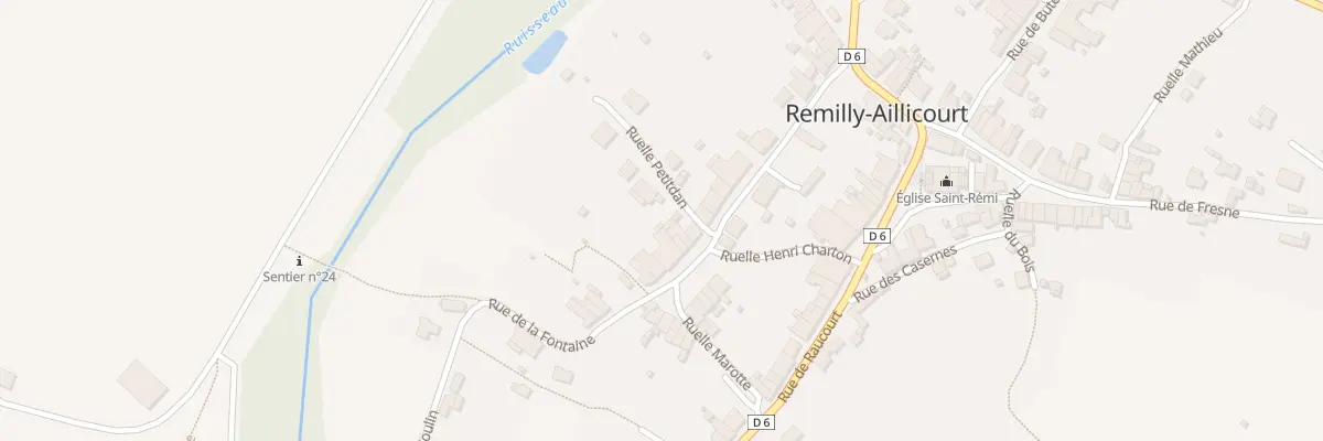 Plan du 22 Rue de Charrue à Remilly-Aillicourt
