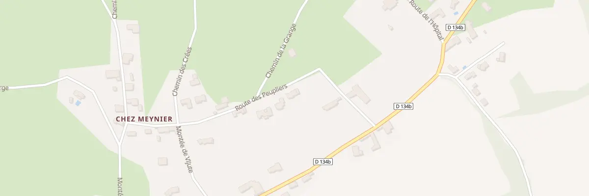 Plan du 284 Rte des Peupliers à Moissieu-sur-Dolon
