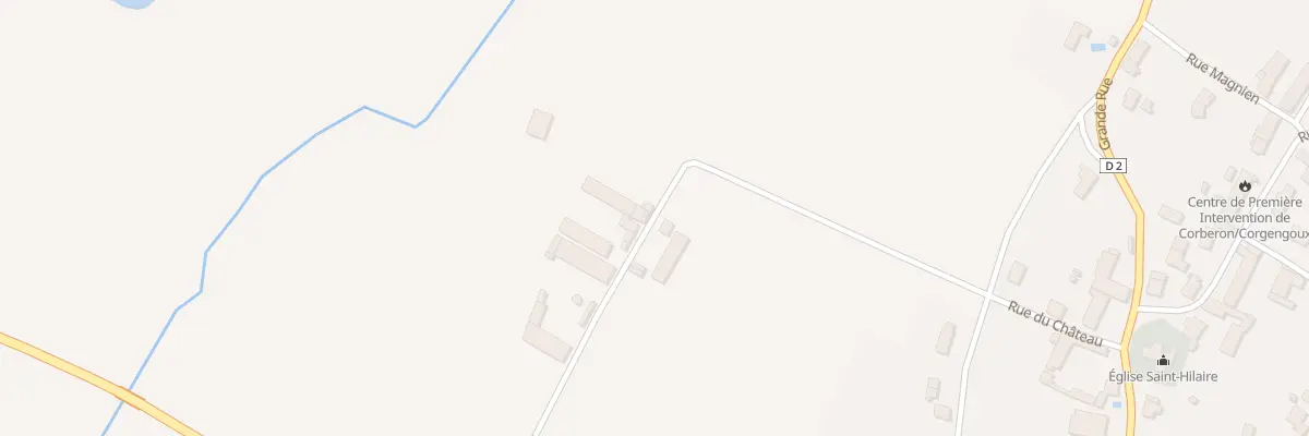 Plan du 8 Imp du Chateau à Corberon