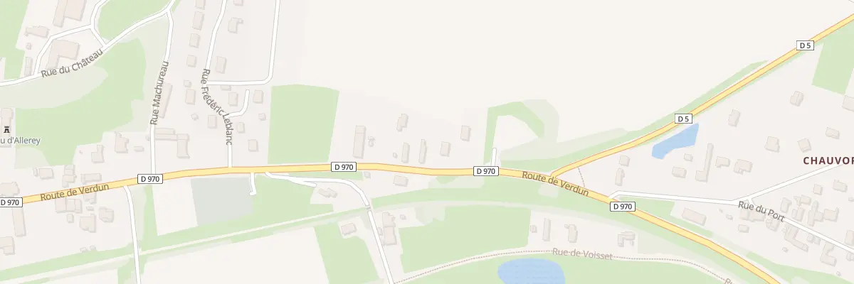 Plan du 27 Rte de Verdun à Allerey-sur-Saône