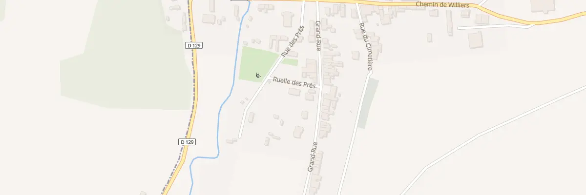 Plan du 2 Rue des Prés à Daigny