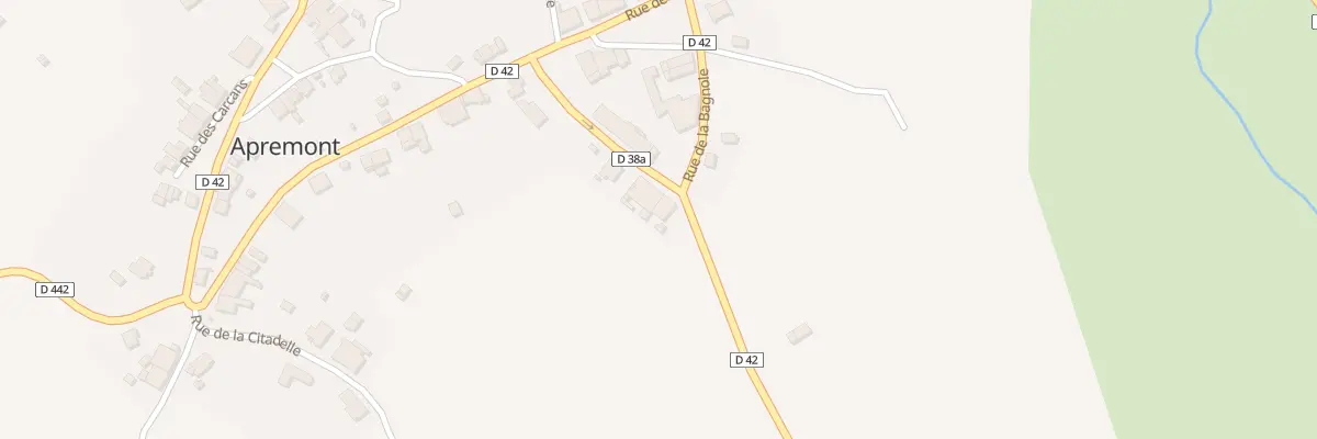 Plan du 8 Rue de la Forge à Apremont