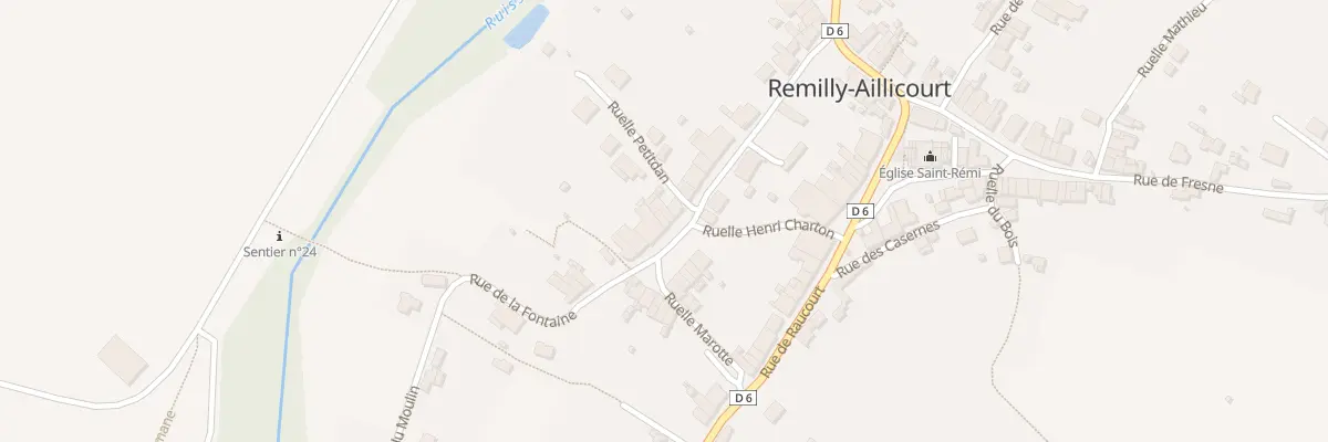 Plan du 24 Rue de Charrue à Remilly-Aillicourt