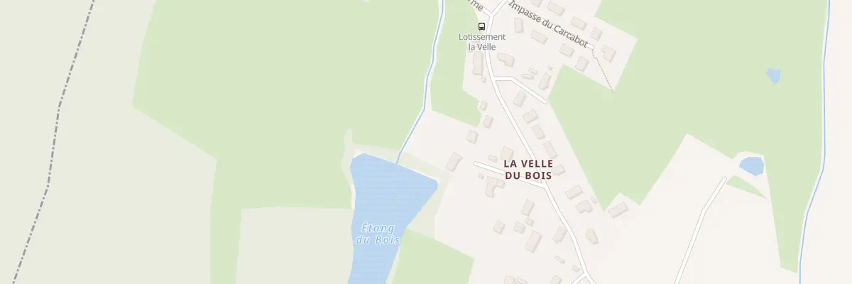 Plan du 1 All de l’Etang du Bois à Montcoy