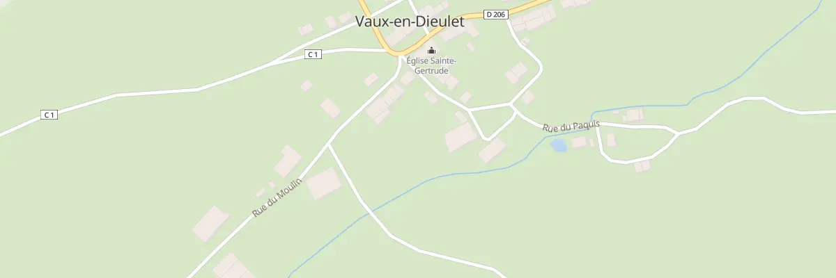 Plan du 5 Rue du Moulin à Vaux-en-Dieulet