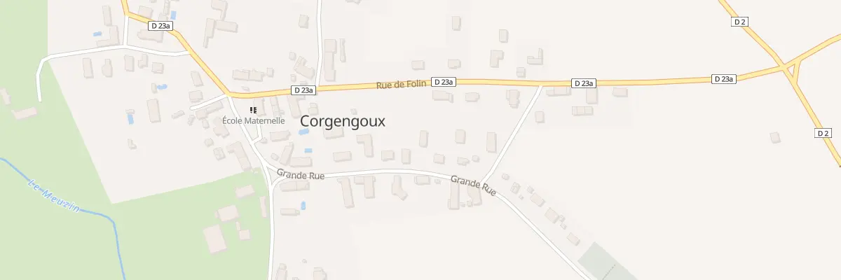 Plan du 1B Che de la Croix Verte à Corgengoux