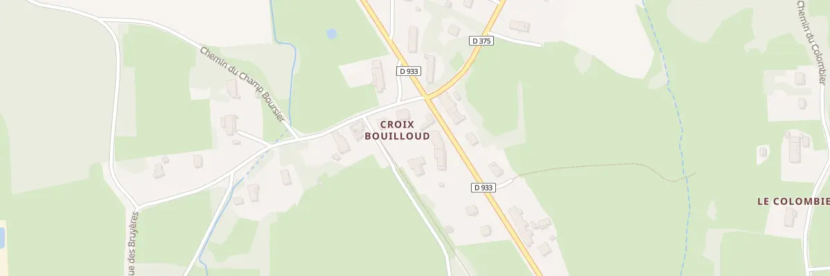 Plan du 822 Rte de Simandre à Cuisery