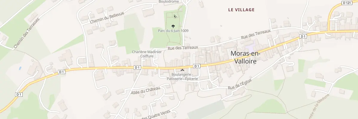 Plan du 37 Rue Maurice Savin à Moras-en-Valloire