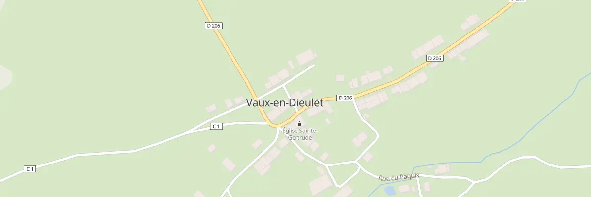 Plan du 7 Rue Grande Rue à Vaux-en-Dieulet