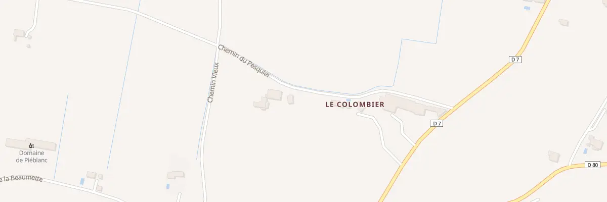 Plan du 5366F Le Colombier à Gigondas